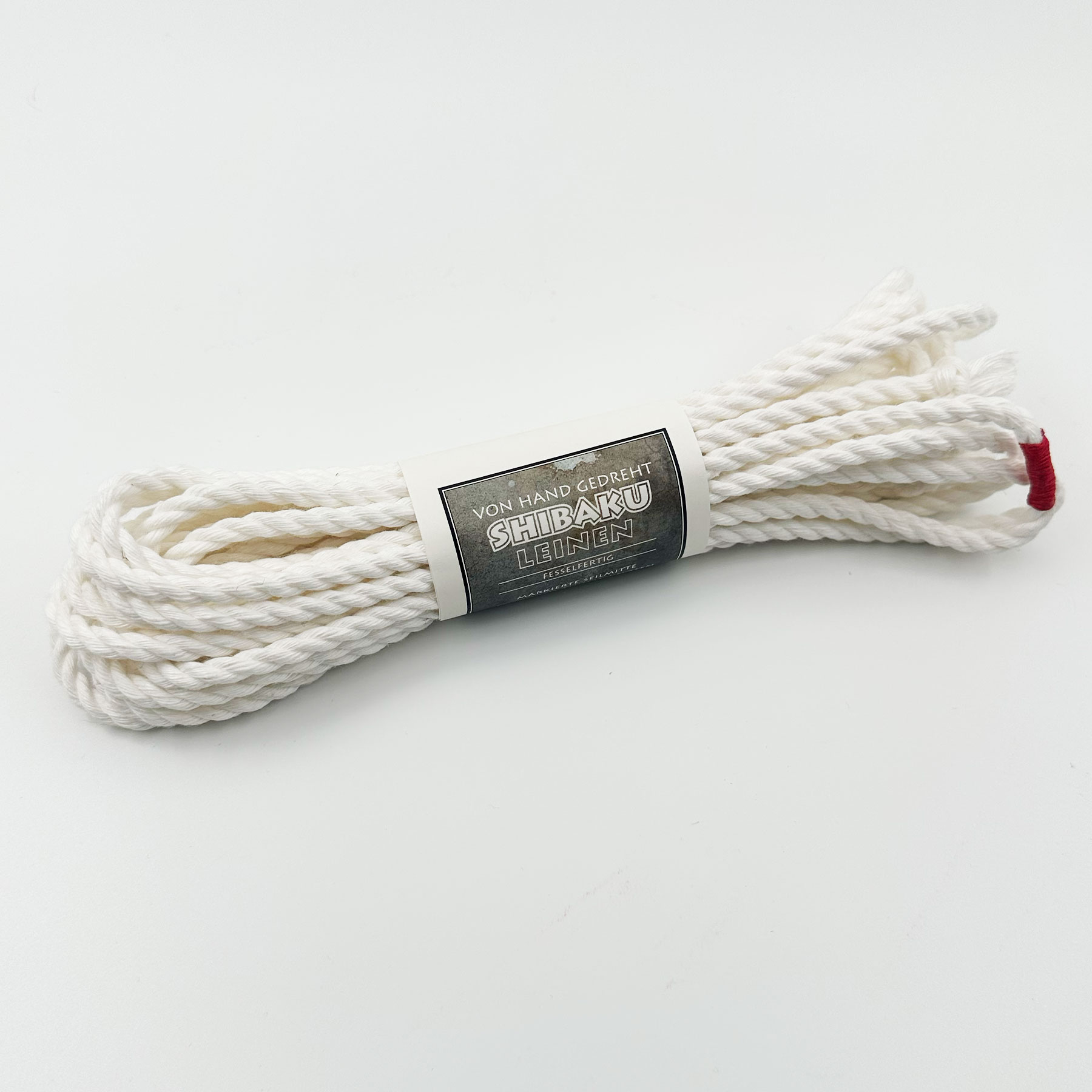 Leinen-gedreht-gebleicht-8m Gebleichtes Leinenseil gedreht 8 m für Shibari und Bondage
