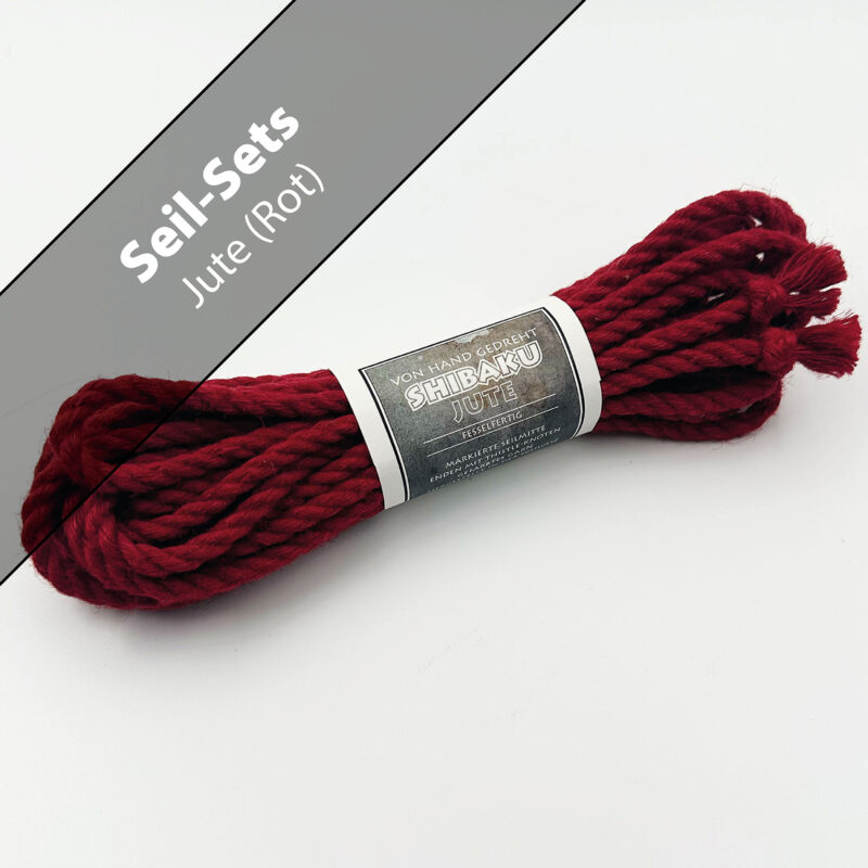 Seilset – Jute (Rot)