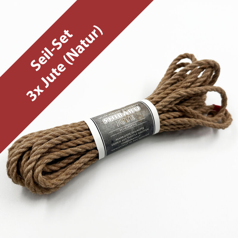 Seil-Set 3x Jute (Natur)